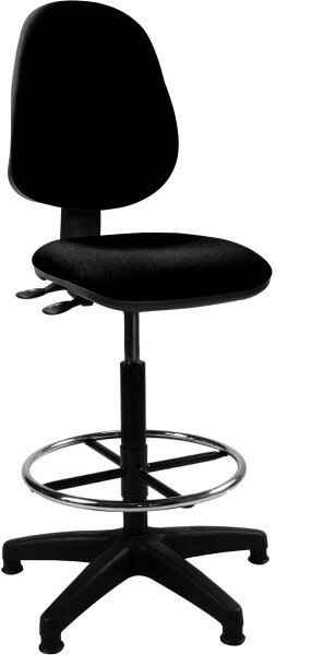 Nautilus Java 200 Draughtsman Chair - Black