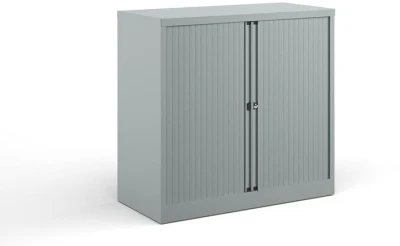 Bisley Metal Double Door Tambour Cupboard - 1015mm High