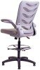 Chilli Merlin Draughtsman Chair - Grey