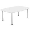 TC One Fraction Plus Boardroom Table - 1800 x 1200mm - White