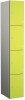 Probe Zenbox Four Compartment Locker - 1800 x 300 x 400mm - Lime Yellow