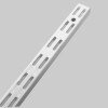 RB Hardware Twin Slot Upright 450mm - White (2 Pack)