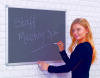 Spaceright Chalk Drymaster Writing Board - 900 x 600mm