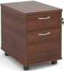 Gentoo 2 Drawer Pedestal 567 x 426 x 600mm - Walnut