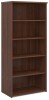 Gentoo Bookcase 1790 x 800 x 470mm - Walnut