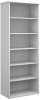 Gentoo Bookcase 2140 x 800 x 470mm - White