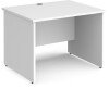 Dams Maestro 25 Rectangular Desk with Panel End Legs - 1000 x 800mm - White