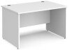 Dams Maestro 25 Rectangular Desk with Panel End Legs - 1200 x 800mm - White