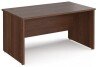 Dams Maestro 25 Rectangular Desk with Panel End Legs - 1400 x 800mm - Walnut