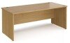 Dams Maestro 25 Rectangular Desk with Panel End Legs - 1800 x 800mm - Oak