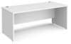Dams Maestro 25 Rectangular Desk with Panel End Legs - 1800 x 800mm - White