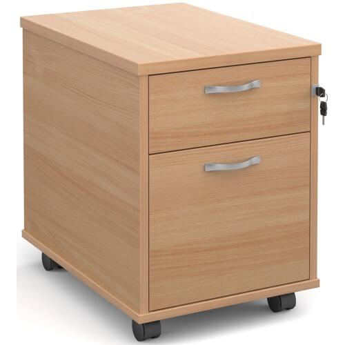 Dams Executive Pedestal 2 Drawers - 426 x 600mm - Beech