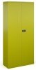 Bisley Steel Contract Cupboard with 4 Shelves - Bespoke Colour - Green