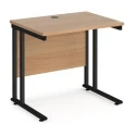 Dams Maestro 25 Rectangular Desk with Twin Cantilever Legs - 800 x 600mm
