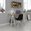 Dams Pella Rectangular Home Desk with Trestle Legs - 1200 x 600mm
