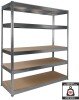 RB Boss 5 Tier Galvanised Steel Freestanding Shelving 1800 x 1600 x 600mm