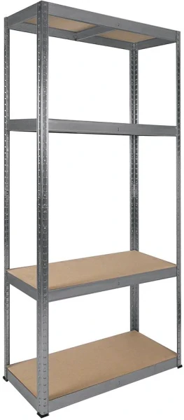 RB Boss 4 Tier Galvanised Steel Freestanding Shelving 1800 x 900 x 400mm