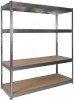 RB Boss FastLok 4 Tier Galvanised Steel Freestanding Shelving - 1800 x 1600 x 600mm