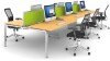 Dams Adapt Bench Desk Six Person Back To Back - 4800 x 1200mm
