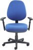 Dams Bilbao Operator Chair with Adjustable Arms - Blue