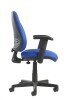 Dams Bilbao Lumbar Operators Chair with Adjustable Arms - Blue