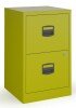Bisley A4 Home Filer with 2 Drawers - Green
