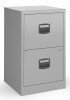 Bisley A4 Home Filer with 2 Drawers - Silver