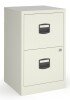 Bisley A4 Home Filer with 2 Drawers - White
