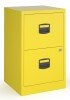 Bisley A4 Home Filer with 2 Drawers - Yellow