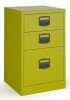 Bisley A4 Home Filer with 3 Drawers - Green