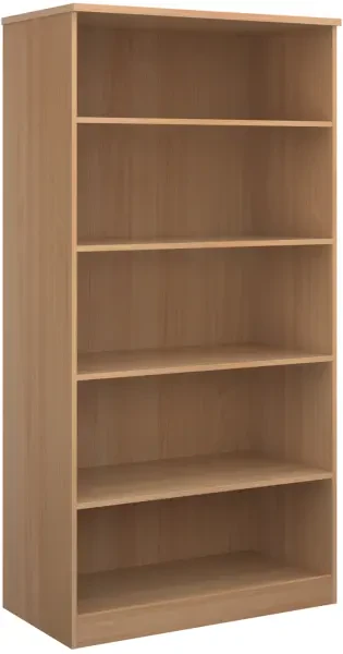 Dams Deluxe Bookcase 2000mm High with 4 Shelves - Beech