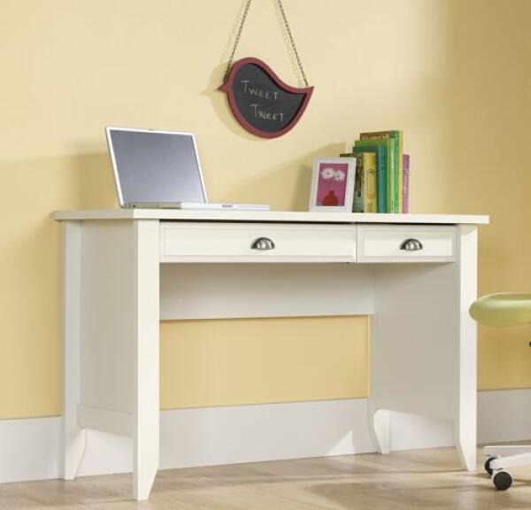 White laptop outlet desk