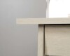 Teknik Trestle Chalked Chestnut Executive Home Desk - 1500 x 596mm