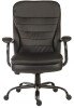 Teknik Goliath Bonded Leather Heavy Duty Executive Chair - Black - Black