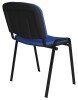 Dams Taurus Black Frame Stacking Chair - Pack of 4 - Blue