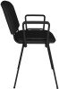 Dams Taurus Black Frame Stacking Chair with Arms - Black