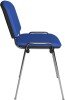 Dams Taurus Chrome Frame Stacking Chair - Pack of 4 - Blue