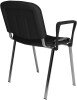 Dams Taurus Chrome Frame Stacking Chair with Arms - Black