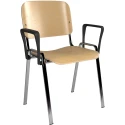 Dams Taurus Wooden Stacking Chair with Arms