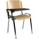 Dams Taurus Wooden Stacking Chairs with Writing Tablet
