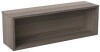 TC Reception Modular Straight Top Hutch Unit - 1200 x 320mm - Grey Oak