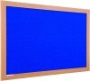 Spaceright Eco Friendly Wood Effect Framed Noticeboard - 900 x 600mm