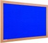 Spaceright Eco Friendly Wood Effect Framed Noticeboard - 1200 x 900mm