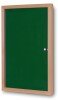 Spaceright Eco Tamperproof Noticeboard - 900 x 1200mm - Green