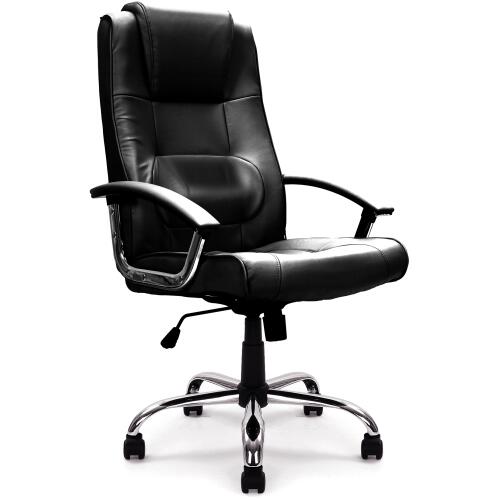 Nautilus Westminster Bonded Leather Executive Chair - Black