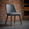 Zap Aztec Sidechair - Steel Grey