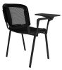 Dams Taurus Mesh Stacking Chairs with Writing Tablet
