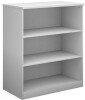 Dams Deluxe Bookcase 1200mm High with 2 Shelves - White