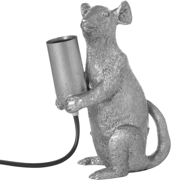 Marvin The Mouse Silver Table Lamp