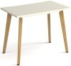 Dams Giza Rectangular Desk with A-Frame Legs - 1000 x 600mm - White